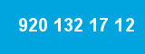 920 132 17 12